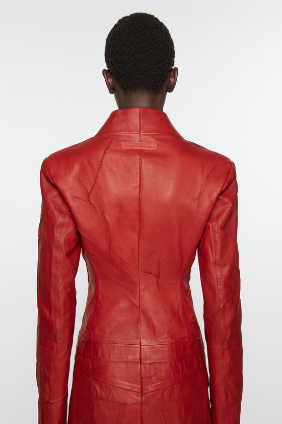 (image for) Streamlined Leather coat